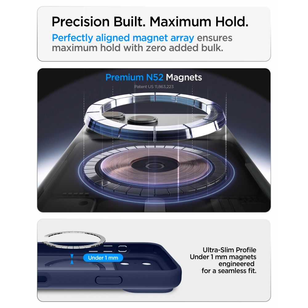 Spigen Ultra Hybrid Magsafe Iphone 17 Pro / 18 Pro Frost Deep Blue