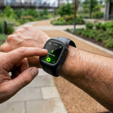 Spigen Liquid Air Pro & Hærdet Glas Til Apple Watch Ultra 1 / 2 / 3 / 4 (49 Mm) Sort