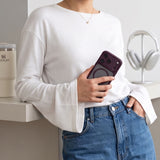 Tech Protect Magpeak Magsafe Cc Iphone 17 Pro Max / 18 Pro Max Mat Burgundy