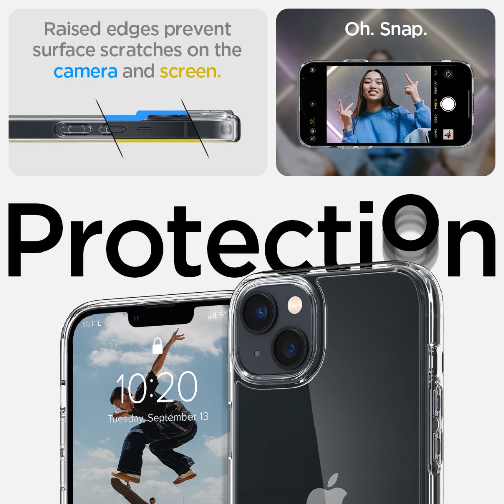 Spigen Ultra Hybrid Iphone 14 Krystalklar