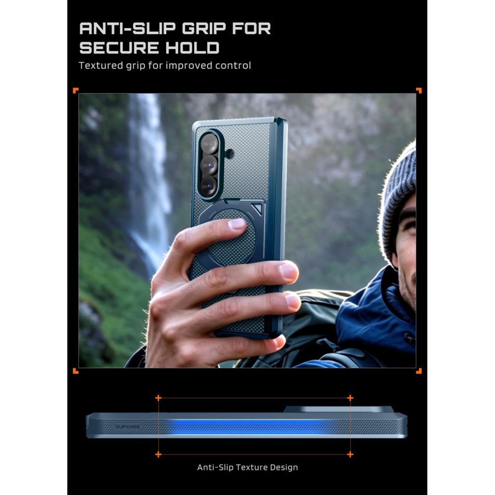 Supcase Ub Aero Magsafe 2 Sæt Galaxy Z Fold 8 Ultra Aramid Blå
