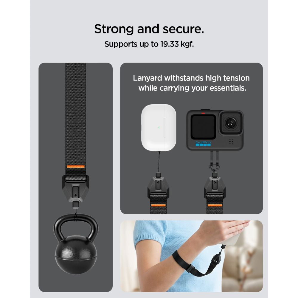 Spigen Universal Justerbar Håndledsstrop Sort