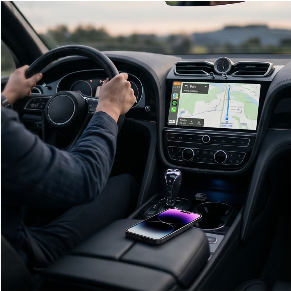 Tech Protect Ultraboost Ca01 Apple Carplay / Android Autoadapter Usb Bluetooth 5.4 Matsort
