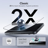 Hærdet Glas Esr Ultrafit Hærdet Glas 2 Pack Iphone 17 Pro Sort