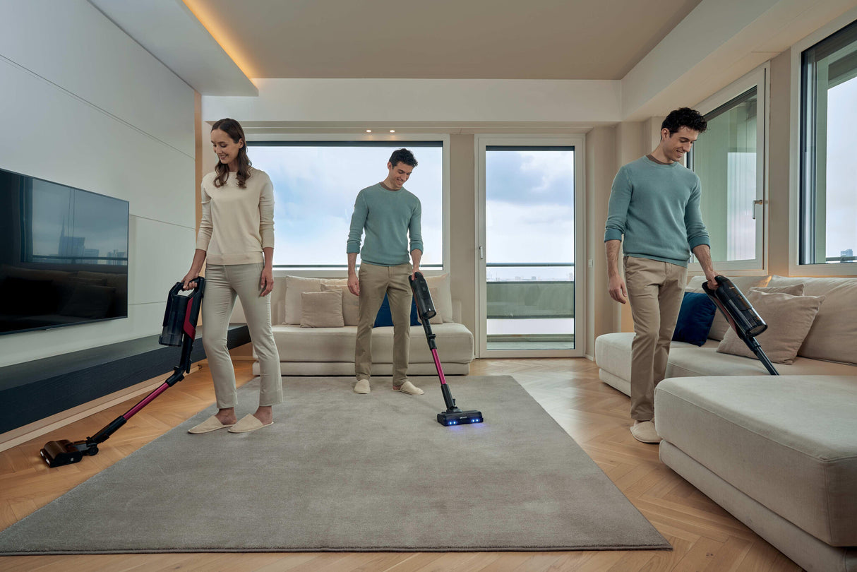 Hoover HF610HX 011 Stick vakuum Batteri Dry EPA Poseløs 0,7 L 650 W Magenta 4 At
