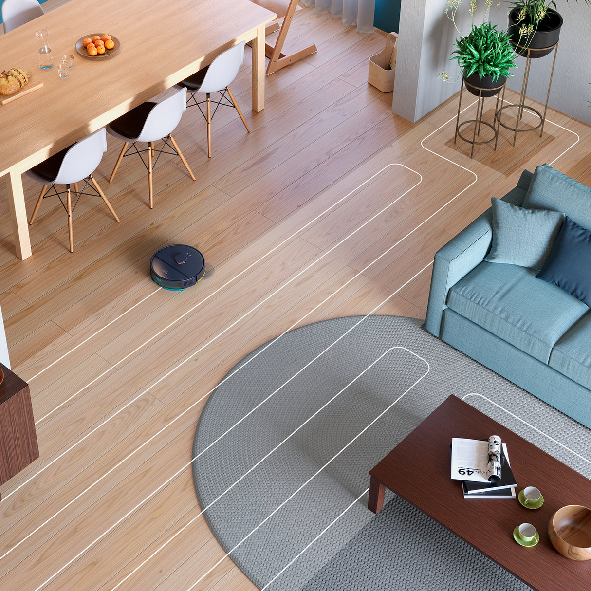 Philips XU2000/10 Robotstøvsuger Grå