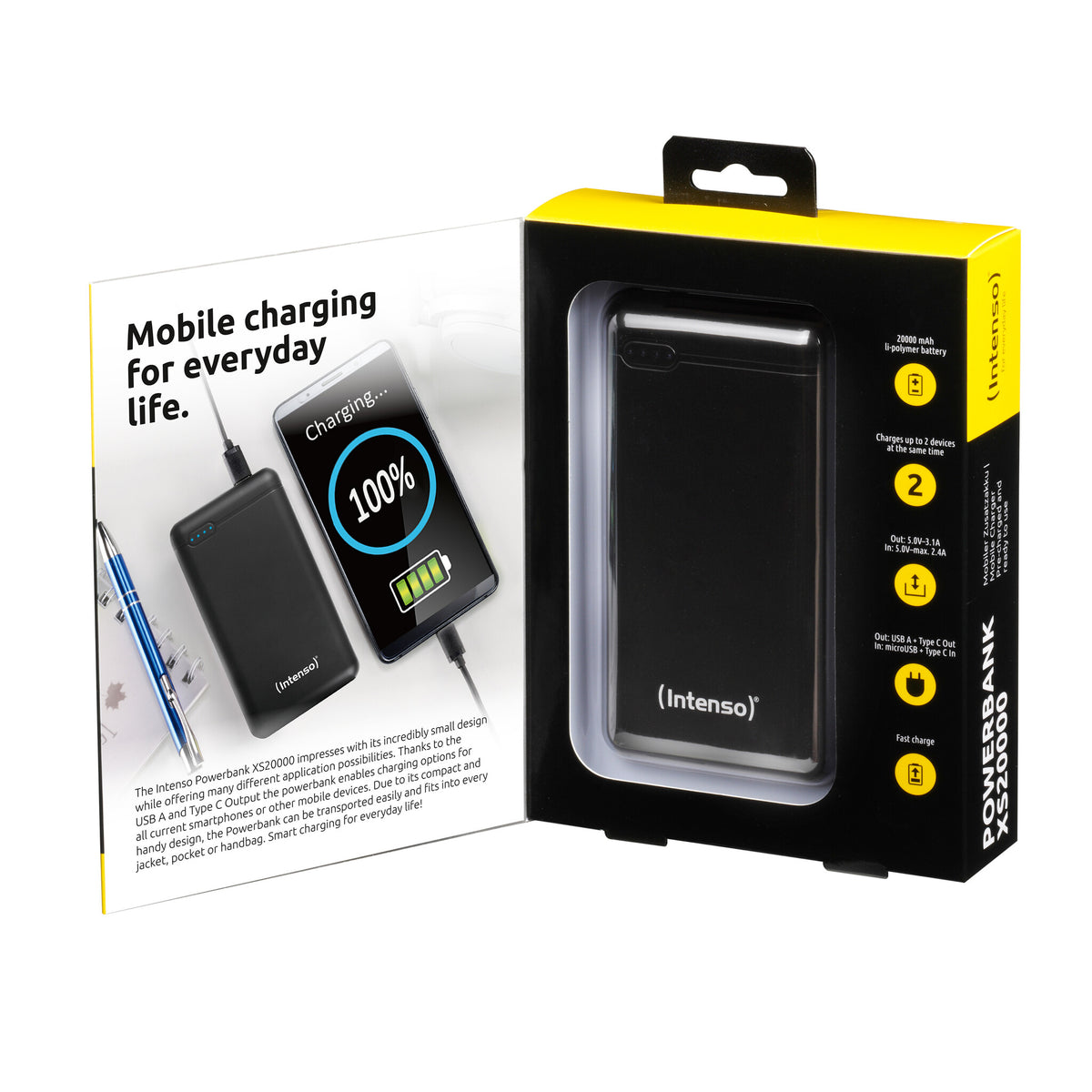 Intenso 7313550 Power Bank XS20000