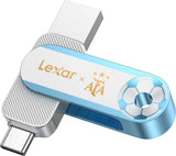 Lexar D500 USB-nøgle 128 GB USB Type-C/USB Type-A 3.2 Gen 1 (3.1 Gen 1) Flerfarvet
