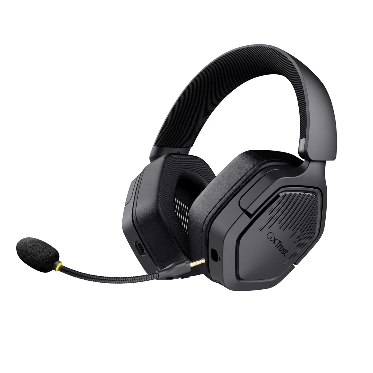Trust GXT 493 Carus Headset Kabel & trådløs Headset, Hjelm Spil USB Type-C / USB Type-A Bluetooth Sort