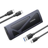 Ugreen 15512 drevkabinet SSD kabinet Sort, Grå M.2