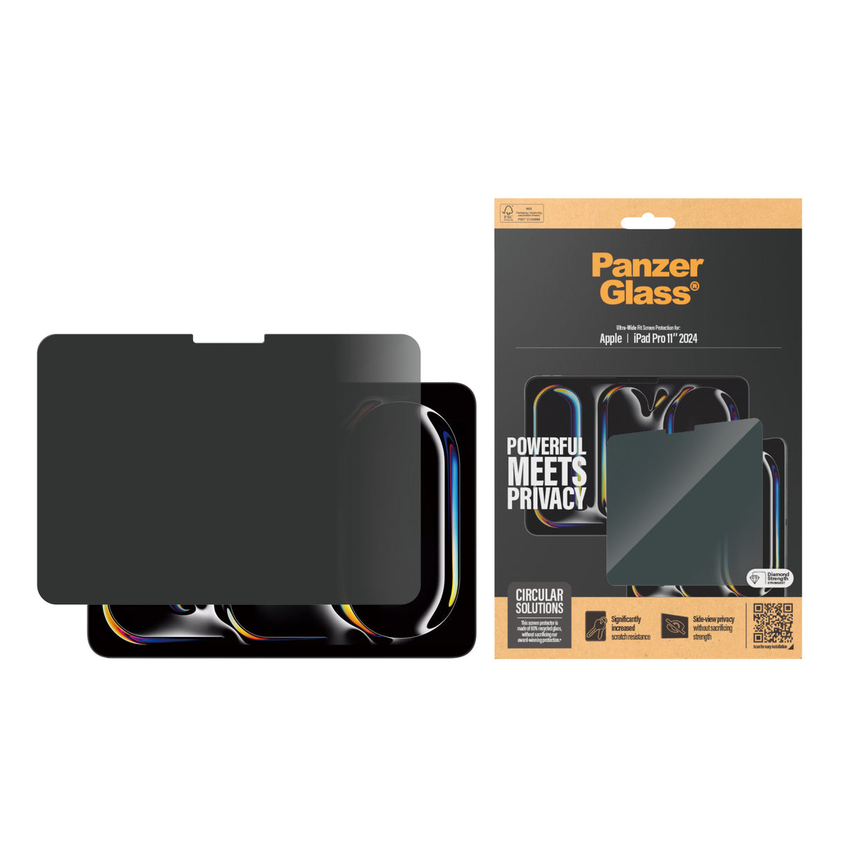 Privacy Screen Protector iPad Pro 11'' (2024) Ultra-Wide Fit