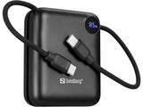 Sandberg 421-26 powerbank Lithium polymer (LiPo) 10000 mAh Sort