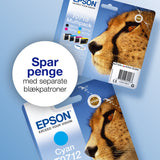 Epson Singlepack Cyan T0712 DURABrite Ultra Ink