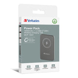 Verbatim Charge 'n' Go Lithium polymer (LiPo) 10000 mAh Trådløs opladning Grå