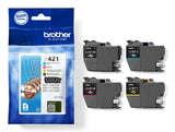 Brother LC-421VAL PagePack 4 stk Original Standard udbytte Sort, Blå, Magenta, Gul