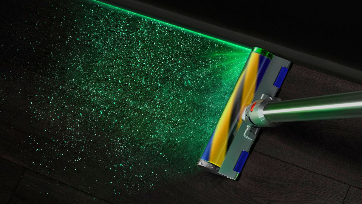 Dyson V15 Detect Absolute 2-i-1 stangstøvsuger Batteri Dry Poseløs 0,76 L 660 W Nikkel, Gul