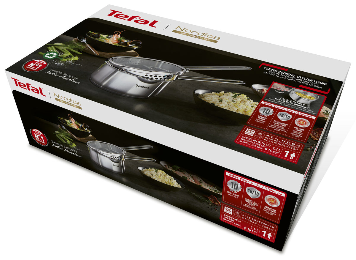 Tefal H85222 pande- og grydesæt