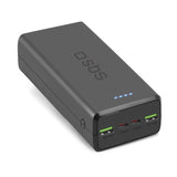 SBS TTBB30000PD20K powerbank Lithium polymer (LiPo) 30000 mAh Sort