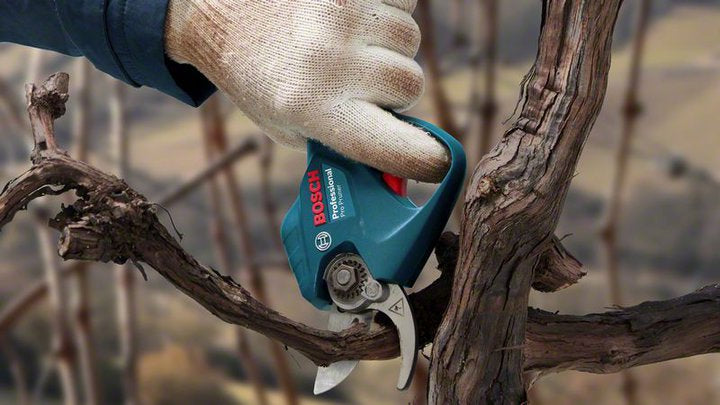 Bosch Pro Pruner Professional batteridreven græssaks 2,5 cm 12 V Lithium-Ion (Li-Ion) Blå