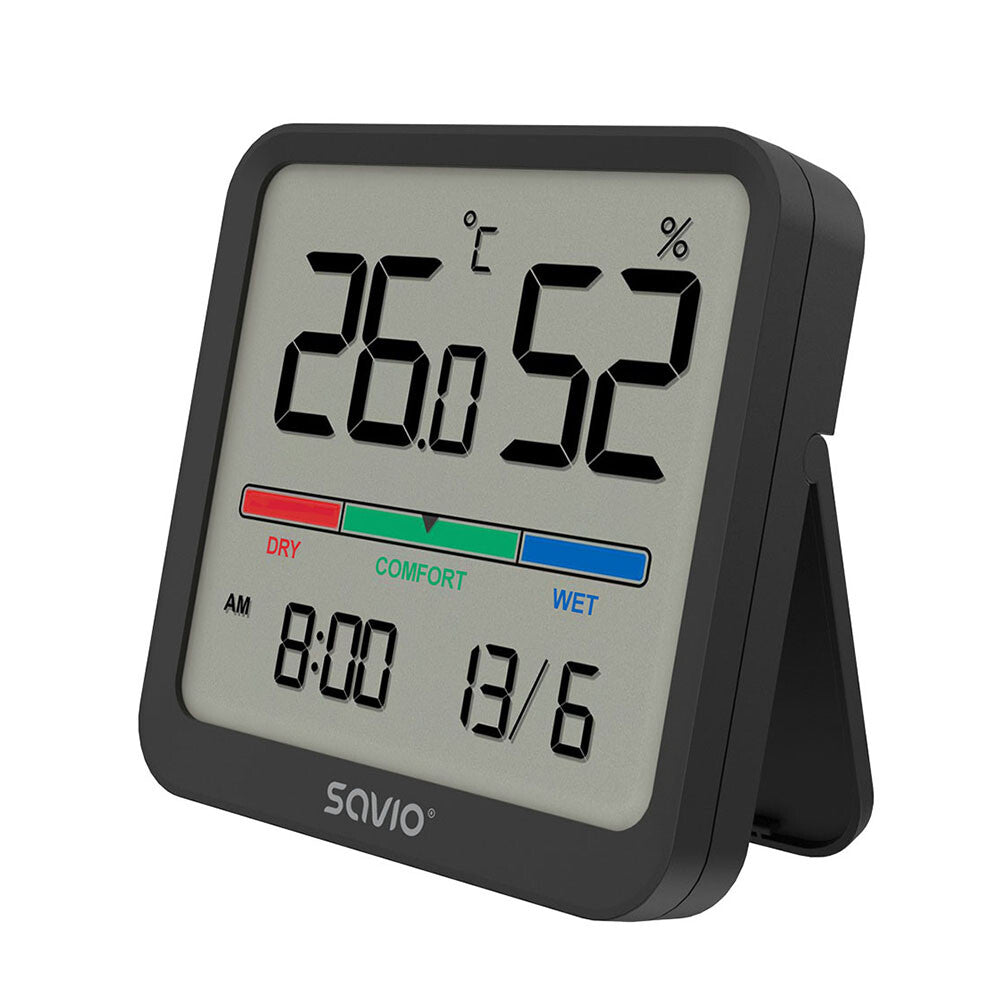 Savio CT-01/B temperatur- & fugtighedssensor Indendørs Temperatursensor Fritstående
