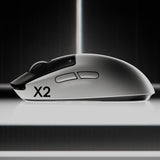 Logitech G PRO X2 SUPERSTRIKE mus Spil Højre hånd RF Wireless + USB Type-C Optisk 44000 dpi