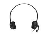 NATEC Canary Go Headset Ledningsført Kontor/Callcenter Sort