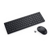DELL KM555 tastatur Mus inkluderet Universel RF trådløs + Bluetooth QWERTY Russisk Sort