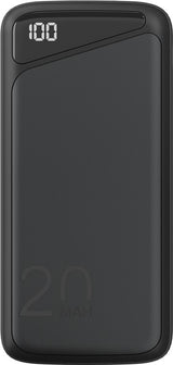 Goobay 53939 powerbank Lithium polymer (LiPo) 20000 mAh Sort
