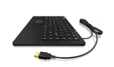 KeySonic KSK-5230 IN (CH) keyboard Office USB QWERTZ Swiss Black