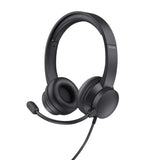 Trust HS-201 Headset Ledningsført Kontor/Callcenter USB Type-A Sort