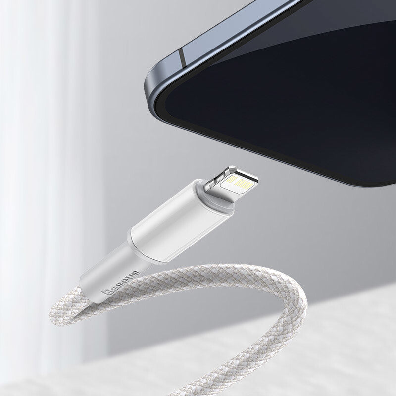 Baseus CATLGD-A02 Lightning kabel 2 m Hvid