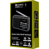 Sandberg Speaker Radio FM+BT Recharge