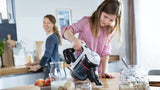 Bosch BBS711W stav støvsuger & elektrisk kost 2-i-1 stangstøvsuger Batteri Dry Hygiejnefilter Poseløs 0,3 L Hvid