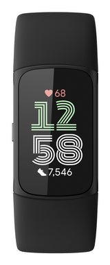Fitbit Charge 6 AMOLED Aktivitetstracker til håndled Sort