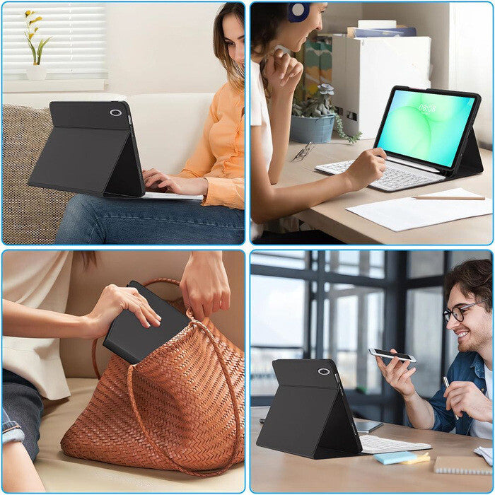 Tech Protect Sc Pen + Tastatur Galaxy Tab A9+ / A11+ Plus 11.0 X210 / X215 / X216 / X230 / X235 / X236 Sort