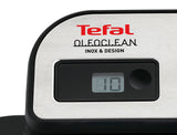 Tefal Oleoclean Pro Inox & Design FR8040 Enkelt 3,5 L 2300 W Sort, Rustfrit stål