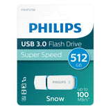 Philips FM51FD75B Snow Edition 3.0 512GB USB 3.0 USB stick Hvid