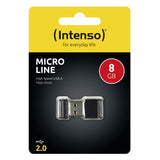 Intenso Micro Line USB-nøgle 8 GB USB Type-A 2.0 Sort
