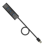 Axagon HUE-S2BL interface hub USB 3.2 Gen 1 (3.1 Gen 1) Type-A 5000 Mbit/s Sort