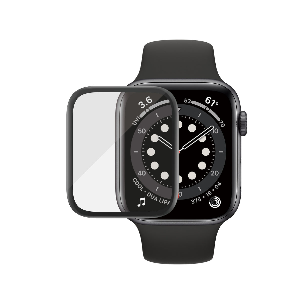PanzerGlass Apple Watch Series 4 / 5 / 6 / SE - 44mm - Screen Protector Glass