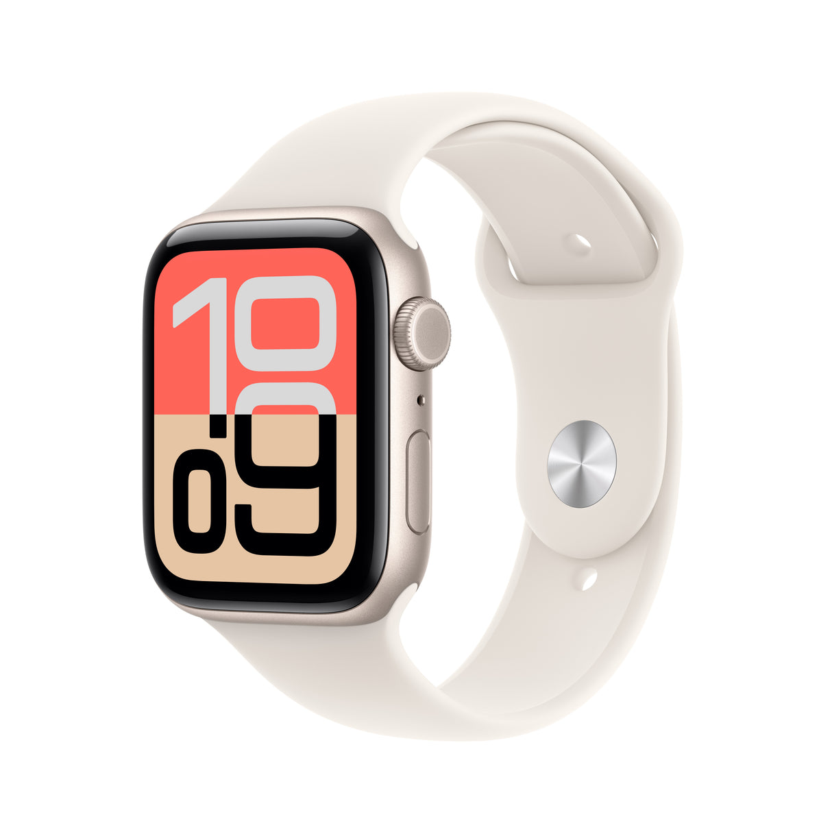 *Apple Watch SE 3 GPS + Cellular 44mm Starlight Aluminium Case with Starlight Sport Band - M/L