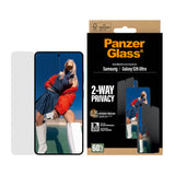 PanzerGlass 2-Way Privacy Screen Protector Samsung Galaxy S26 Ultra | Ultra-Wide Fit w. EasyAligner