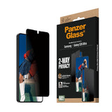 PanzerGlass 2-Way Privacy Screen Protector Samsung Galaxy S26 Ultra | Ultra-Wide Fit w. EasyAligner