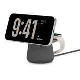Belkin Boost Charge Pro 2-i-1 15W trådløs ladestation - Charcoal