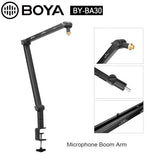 BOYA Holder, Mikrofon Boom Arm (stål) Sort EU