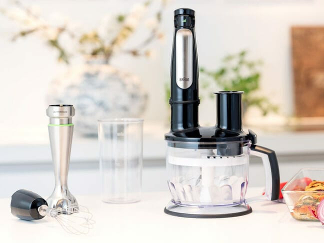 Braun Multiquick 7 MQ 7075X Stavblender Premium sort/børstet rustfrit stål