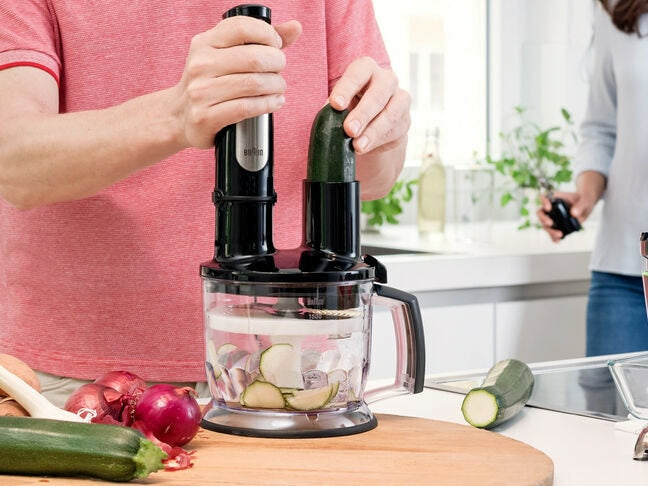 Braun Multiquick 7 MQ 7075X Stavblender Premium sort/børstet rustfrit stål