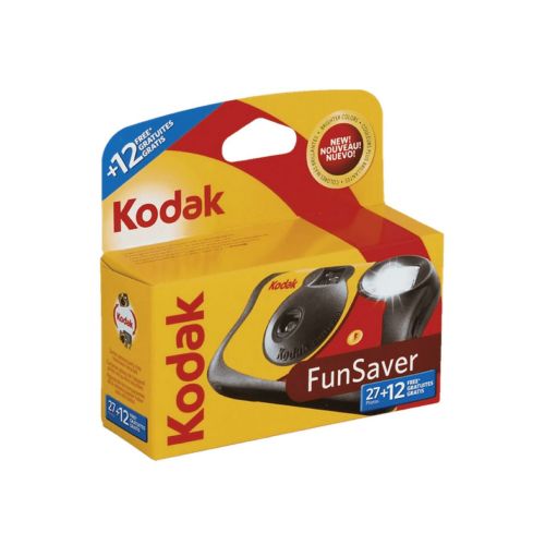 Kodak FunSaver Flash engangskamera 27 Eksponering, Gul EU
