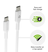 Dbramante Re-charge  Cable - USB-C to USB-C - White (2m)