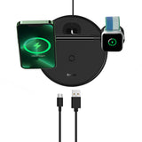 Baseus Swan 3v1 Wireless Magnetic Charging Bracket 15W Black